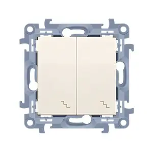 Kontakt-Simon CW6/2.01/41 Double Staircase Switch, 10A 250V, White