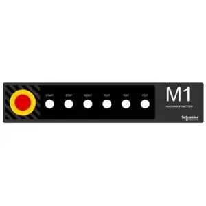 Schneider Electric ZBYLEG501001 leģendu plāksnīte Harmony XB4, XB5, XB6 un 9001K sērijām