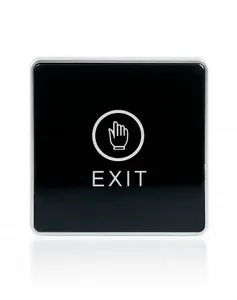 Yotogi YPW7DK Square Surface-Mounted Touchless Exit Button with Backlight NO/COM/NC