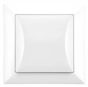 Düwi Pola Flush-Mounted Staircase Switch, White