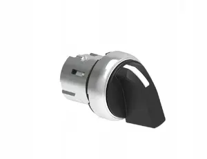 LOVATO Electric LPSS130 3-pozīciju pārslēdzējs 1-0-2, metāla, 22mm, īss rokturis, bez pašatgriešanās