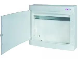 Eti-Polam ECT 2X18PO Multimedia Surface-Mounted Distribution Board, 2x18 Modules, IP40, 400V AC