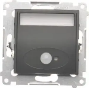 Kontakt-Simon Simon 54 LED Lighting Fixture with Motion Sensor 1.4W 3100K Matte Black