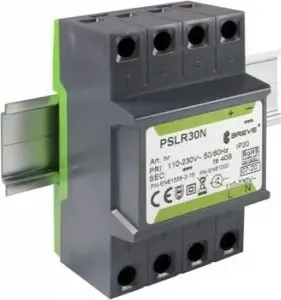 Импульсный блок питания BREVE PSLR 30 230VAC/12VDC 2,5A для установки на DIN-рейку
