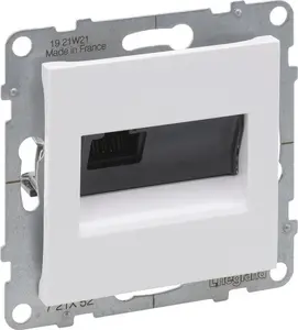 Розетка компьютерная Legrand SUNO одинарная RJ45 категория 6 UTP белая
