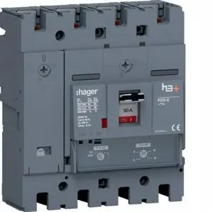 Автоматический выключатель Hager h3+ P250 4P 50A 70kA