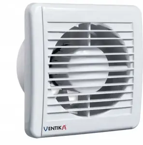 Осевой вентилятор Ventika SOLID SILENT D100SRWC 100 мм 230В 5.5Вт 84м3/ч с таймером и шарикоподшипниками