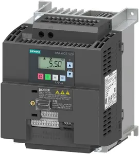 Siemens SINAMICS V20 Frequency Converter, 1AC 230V, 2.2kW, Unfiltered
