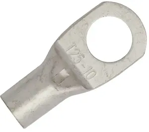 EM Group Tubular Ring Terminal 16mm² M10 Tinned Copper
