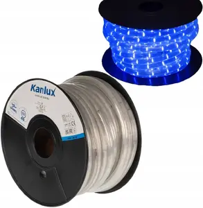Светодиодный шланг Kanlux GIVRO LED 30M-BL, 2 Вт/м, 9.5 лм/м, синий, IP65, рулон 30 м