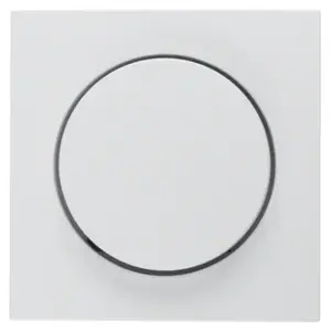 Hager 11371909 Rotary Mountable Dimmer, White