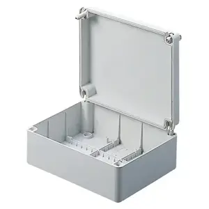 Gewiss GW44208 Electrical Junction Box, Plastic, Grey