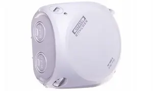 Hensel DK 0100 GZ Junction Box, IP66, Gray, 84x84x55mm, without terminals