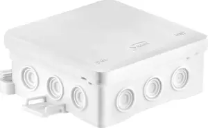 Simet FASTBOX&HOOK NS7 virsapmetuma sadales kārba, 100x100x40 mm, IP54, balta