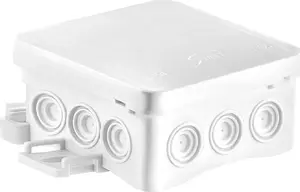 Распределительная коробка для накладного монтажа Simet FASTBOX&HOOK NS5, IP54, белая