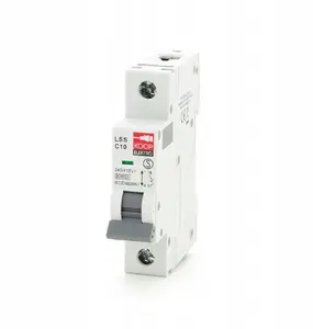 KOOP Elektro LSS C10 1P Miniature Circuit Breaker, 1-Pole, 10A, 6kA, C-Curve