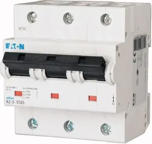 Автоматический выключатель Eaton AZ-3-D80, 3-полюсный, характеристика D, 80А, 20кА