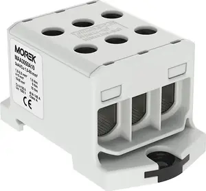 Клемма на DIN-рейку MOREK MAA3050A10 1.5-50мм2 6-портовая AL/CU 1000В