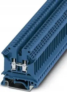 Phoenix Contact TB 4 I BU Essential 2-conductor terminal block, 4mm2, 32A, 800V, blue