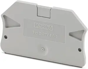 Phoenix Contact D-PTV 2,5/4 End Cover for Terminal Blocks