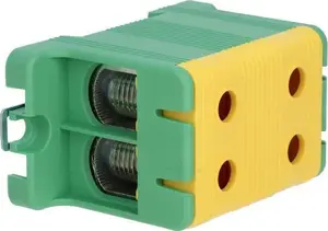 Ergom ZJUN-2x95 PE DIN Rail Terminal Block, Grounding, 2x95mm²