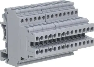 Ergom ZJUP-2.5 2-Track DIN Rail Terminal Block