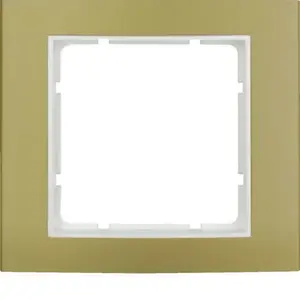 Декоративная рамка Hager B.3, золото/белый Photo 1