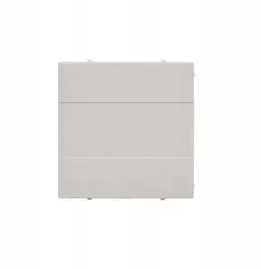 Kontakt-Simon 55 Frame Blanking Cover, Snap-in Mounting, Matte Light Gray