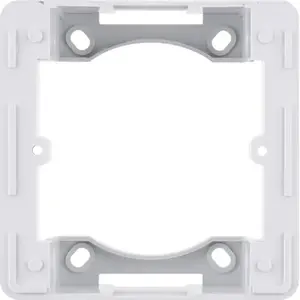 Hager WL5410 Lumina Soul Surface-Mounted Base Module White