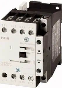 Силовой контактор Eaton DILMP32-10, 32А, 4 полюса, катушка 24В DC, 1НО вспомогательный контакт