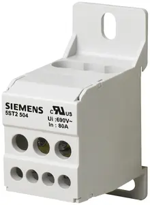 Siemens 5ST2504 1-polu sadales bloks 80A 1000V