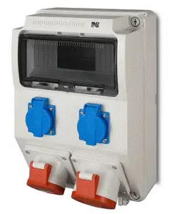 Строительный распределительный щит ELEKTROPLAST RS-9 на 9 модулей 32A 5P 16A 5P 2x2P+Z