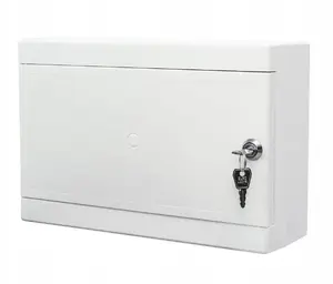Sabaj ALFA 13 BD Plastic Distribution Board, 13 Modules, IP33, RAL 9003 White Door