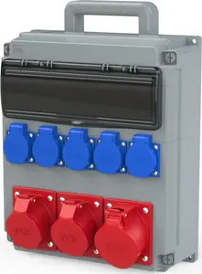 PCE OPOLE Portable Power Distribution Box 32A 5P to 2x16A 5P IP54