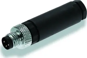 Weidmüller SAIS-M8-3P Field Attachable Connector, 3-Pole M8 Male Plug