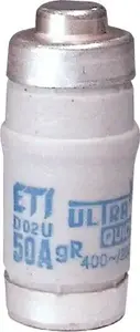 Плавкая вставка Eti-Polam D02 35A gR 400V AC/250V DC D02UQ35A