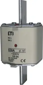Плавкая вставка Eti-Polam KOMBI NH3 400A gG 690V WT-3