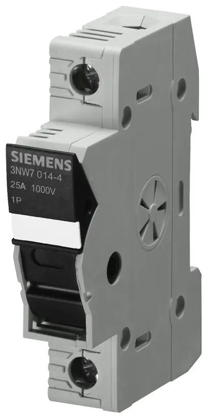 Siemens cilindrisko drošinātāju turētājs IP20, 3NW7014-4