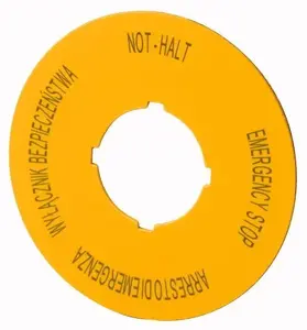 Табличка маркировочная Eaton M22-XBK15, диаметр 60 мм