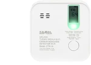 Zamel CTW-10 Wi-Fi Carbon Monoxide Detector TUYA