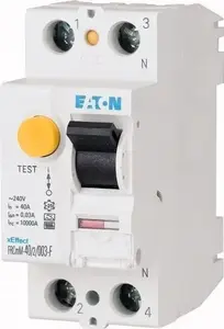 Eaton FRCMM-25/2/03-G/F noplūdstrāvas aizsargslēdzis 2P 25A 300mA 10kA tips G/F
