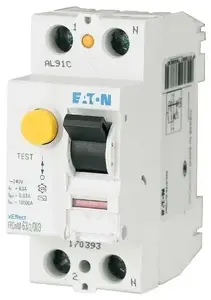 Дифференциальный выключатель Eaton FRCMM-25/2/003 2P 25A 30мА тип AC