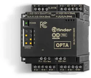 Finder OPTA 8A.26.9.024.0600 Expansion Module with 6 Analog Inputs, 2 Analog Outputs, and 4 PWM Outputs
