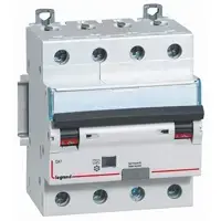 Legrand 411234 DX3 Residual Current Circuit Breaker with Overcurrent Protection 4P 16A C 30mA Type A