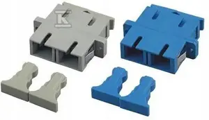 SecurityNET SM SC/PC Duplex Fiber Optic Adapter, Transparent