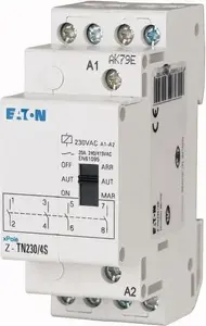 Реле установки Eaton Z-TN230/4S, 20А, 4 нормально открытых контакта, 230В AC