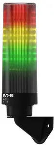 Сигнальная колонна Eaton SLC-FW-RYG-24UC, компактная, 24В AC/DC, красный-желтый-зеленый, настенный монтаж