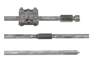Комплект заземления Pawbol R.8055 складной 2x1.5м оцинкованный