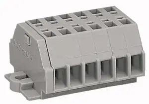 Wago 260-106 6-Pole Terminal Block Grey