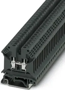 Phoenix Contact TB 4 I Essential 2-conductor terminal block, 4mm², 32A, 800V, dark gray